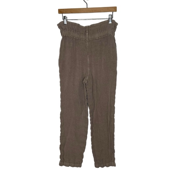 Black Crane | Burlap Pants in Oatmeal Linen Small *missing belt* - Picture 2 of 6